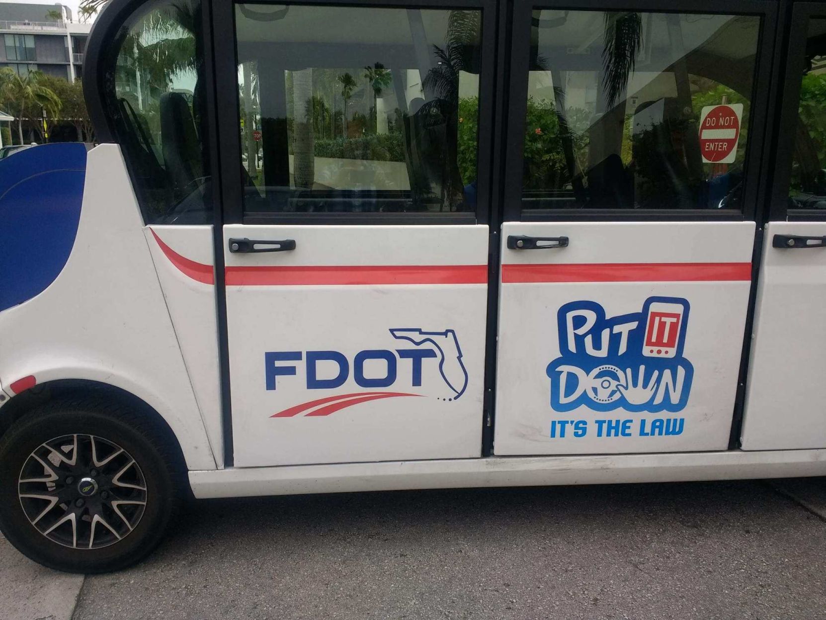 Put it down. Do not text and drive.